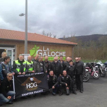 La Galoche Restaurant-gites 公寓 Beaulieu (Haute-Loire)